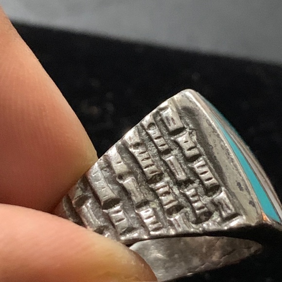 Sterling Silver Men’s Topaz Ring - Picture 2 of 10